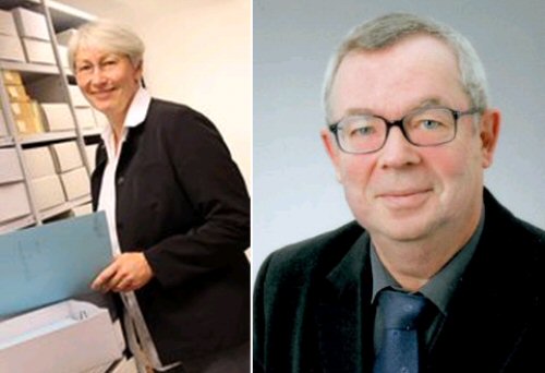 Abb.: Dr. Monica Sinderhauf und Dr. Martin Persch (Fotos: Bistum Trier)