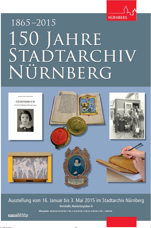 Plakat 150 Jahre Stadtarchiv Nürnberg