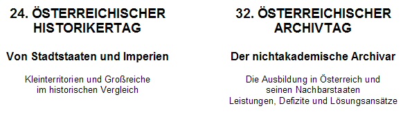 �sterreichischer Historiker- und Archivtag