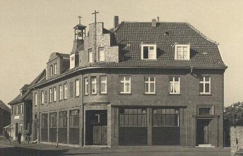 Foto des Monats Juni 2011: Die fr�here Notkirche Ss. Ewaldi am M�hlenweg in Bocholt