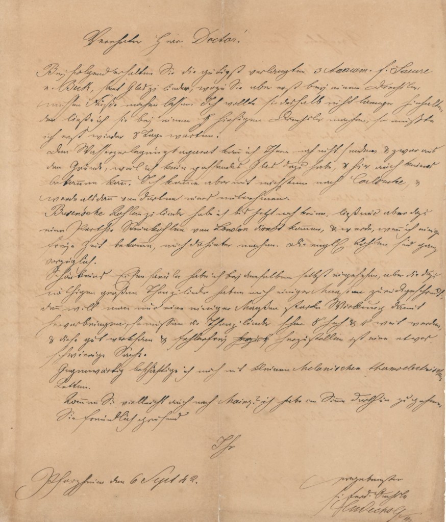 002_Oechsle_Brief_1842_Stadtarchiv_Pforzheim_S42-12
